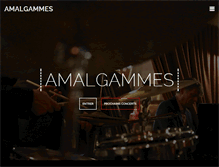 Tablet Screenshot of amalgammes.net